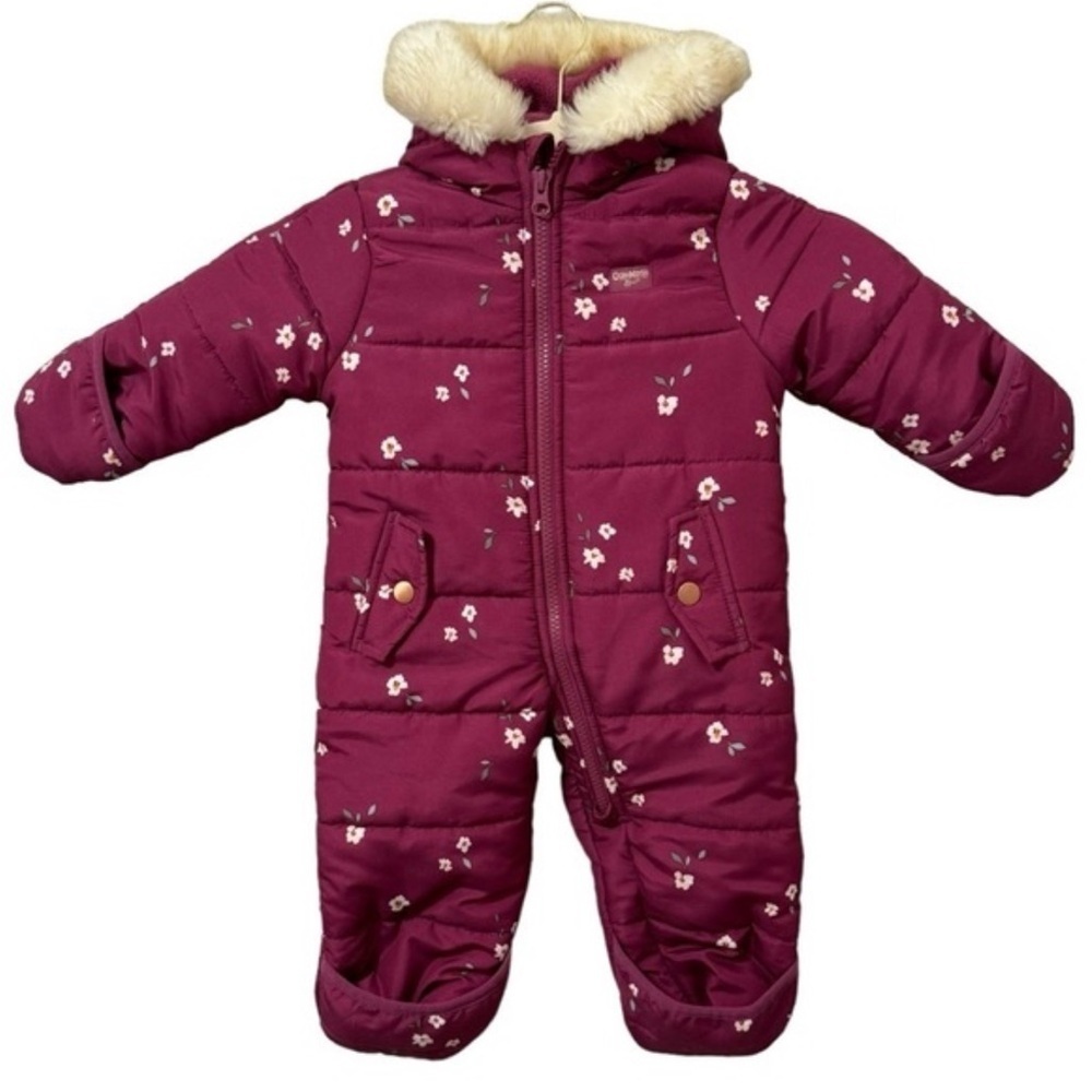 OshKosh B'gosh Pink Floral Snowsuit